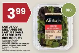 Rachelle-Bery Grocery ATTITUDE ORGANIC LETTUCE OR LETTUCE BLEND WITHOUT TOPPINGS offer