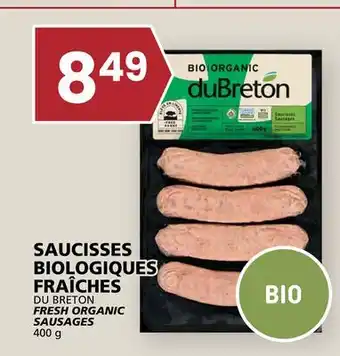 Rachelle-Bery Grocery DU BRETON FRESH ORGANIC SAUSAGES offer