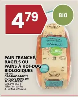 Rachelle-Bery Grocery INEWA ORGANIC BAGELS, HOT-DOG BUNS OR SLICED BREAD offer