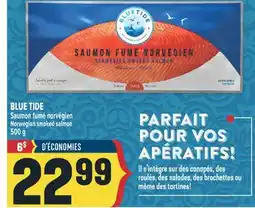 Marché Adonis BLUE TIDE SAUMON FUMÉ NORVÉGIEN | NORWEGIAN SMOKED SALMON offer