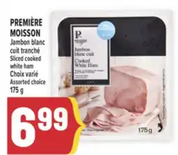 Marché Adonis PREMIÈRE MOISSON JAMBON BLANC CUIT TRANCHÉ | SLICED COOKED WHITE HAM offer