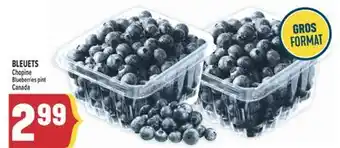 Marché Adonis BLEUETS CHOPINE | BLUEBERRIES PINT offer