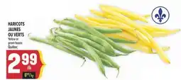 Marché Adonis HARICOTS JAUNES OU VERTS | YELLOW OR GREEN BEANS offer