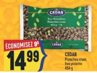 Marché Adonis CEDAR Pistaches crues | Raw pistachio offer