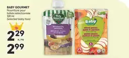 BABY GOURMET Nourriture pour bébés sélectionnée