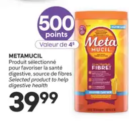 Brunet METAMUCIL Produit sélectionné pour favoriser la santé digestive, source de fibres offer