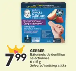 Brunet GERBER Bâtonnets de dentition sélectionnés offer