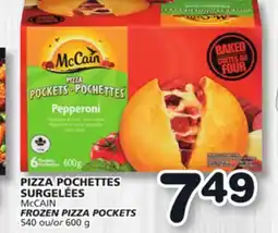 Marches Tradition McCAIN FROZEN PIZZA POCKETS offer