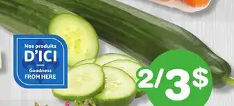 Marches Tradition SEEDLESS CUCUMBER offer