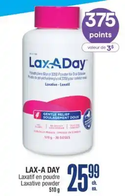 Jean Coutu LAX-A DAY Laxative powder offer