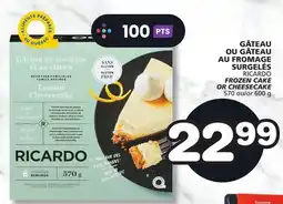 Marches Tradition RICARDO FROZEN CAKE OR CHEESECAKE offer