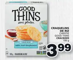 Marches Tradition CHRISTIE GOOD THINS CRACKERS offer