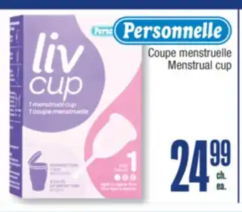 Jean Coutu PERSONNELLE Menstrual cup offer