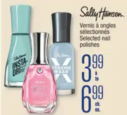 Jean Coutu SALLY HANSEN Selected nail polishes offer