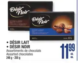 Jean Coutu DÉSIR LAIT, DÉSIR NOIR Assorted chocolates offer
