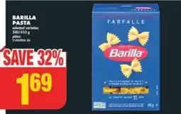 No Frills BARILLA PASTA offer