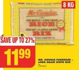 No Frills MR. GOUDAS PARBOILED or LONG GRAIN WHITE RICE offer