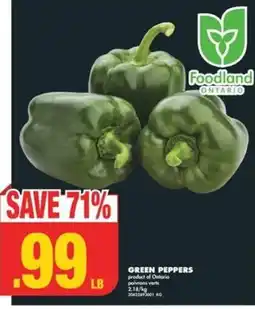 No Frills Green Peppers offer