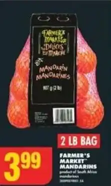 No Frills FARMER'S MARKET MANDARINS offer