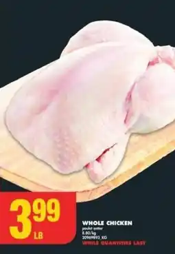 No Frills WHOLE CHICKEN offer
