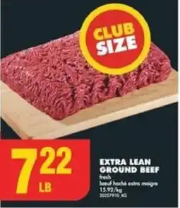No Frills EXTRA LEAN GROUND BEEF offer