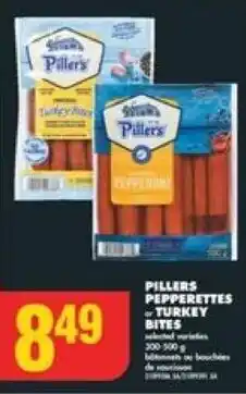 No Frills PILLERS PEPPERETTES TURKEY BITES offer