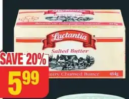 No Frills LACTANTIA BUTTER offer