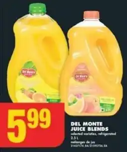 No Frills DEL MONTE JUICE BLENDS offer