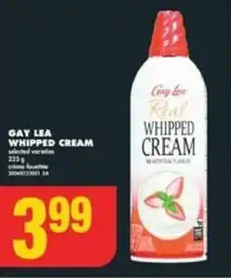 No Frills GAY LEA WHIPPED CREAM offer