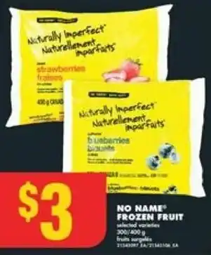 No Frills NO NAME FROZEN FRUIT offer