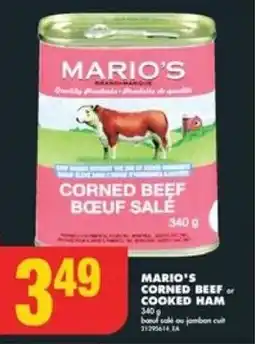 No Frills MARIO'S CORNED BEEF or COOKED HAM offer
