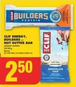 No Frills CLIF ENERGY, BUILDERS- NUT BUTTER BAR offer