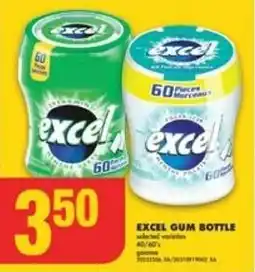 No Frills EXCEL GUM BOTTLE offer
