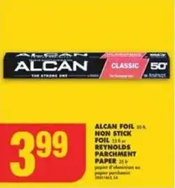 No Frills ALCAN FOIL NON STICK FOIL 15 REYNOLDS PARCHMENT PAPER offer