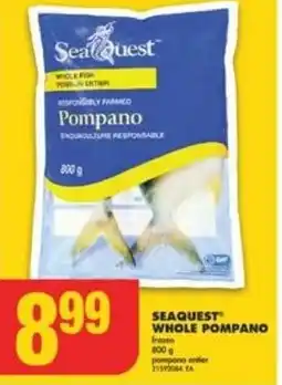 No Frills SEAQUEST WHOLE POMPANO offer