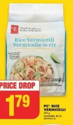 No Frills PC RICE VERMICELLI offer