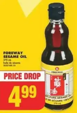 No Frills FOREWAY SESAME OIL offer