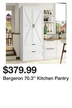 Wayfair Bergeron 70.3'' Kitchen Pantry offer