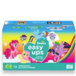 Walmart Pampers Easy Ups Giant Pack Training Pants offer