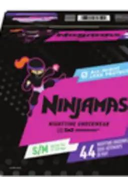 Walmart Pampers Superpack Ninjamas Nighttime Underwear offer