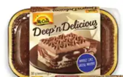 Walmart McCain Deep'n Delicious Frozen Cake offer