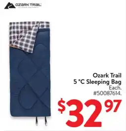 Walmart Ozark Trail 5 C Sleeping Bag offer