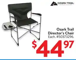 Walmart Ozark Trail Director's Chair offer