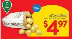 Walmart All-Purpose Potatoes offer