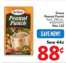 Walmart Grace Peanut Punch offer