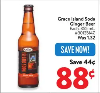 Walmart Grace Island Soda Ginger Beer offer