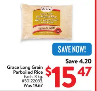 Walmart Grace Long Grain Parboiled Rice offer