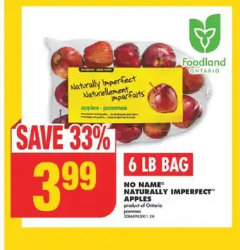 No Frills NO NAME NATURALLY IMPERFECT APPLES, 6 LB BAG offer