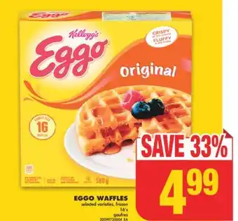 No Frills EGGO WAFFLES, 16' s offer