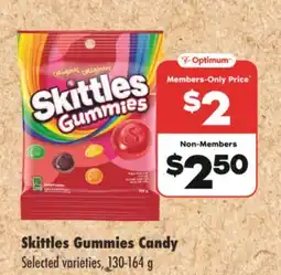 No Frills SKITTLES GUMMIES CANDY, 130-164 G offer